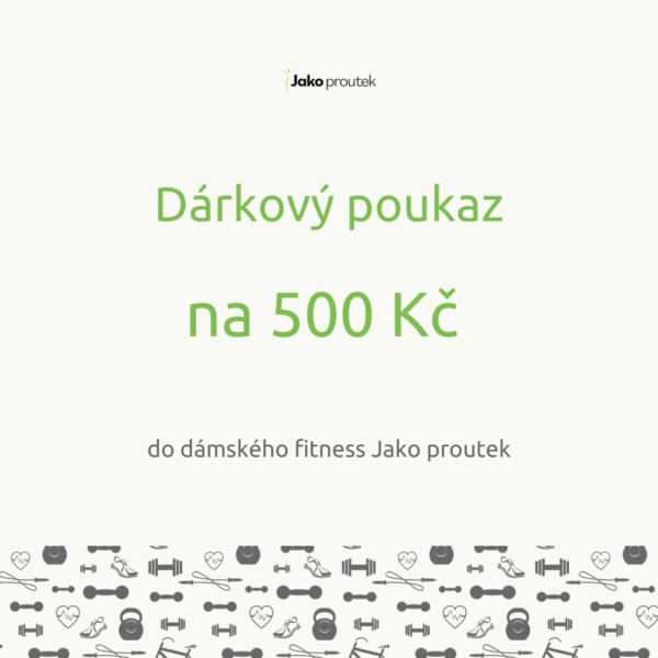 Dárkový poukaz v hodnotě 500 Kč